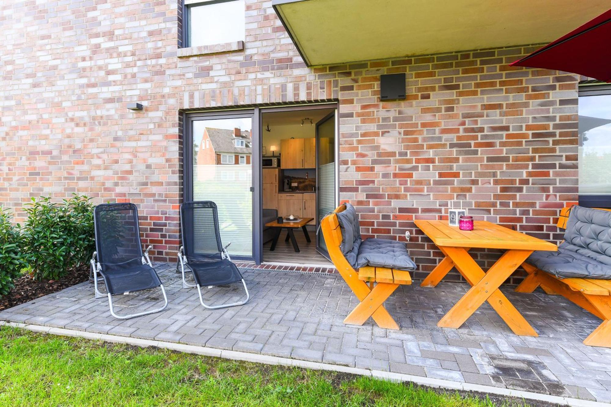 Ferienwohnung Ankerpause Esens Bagian luar foto