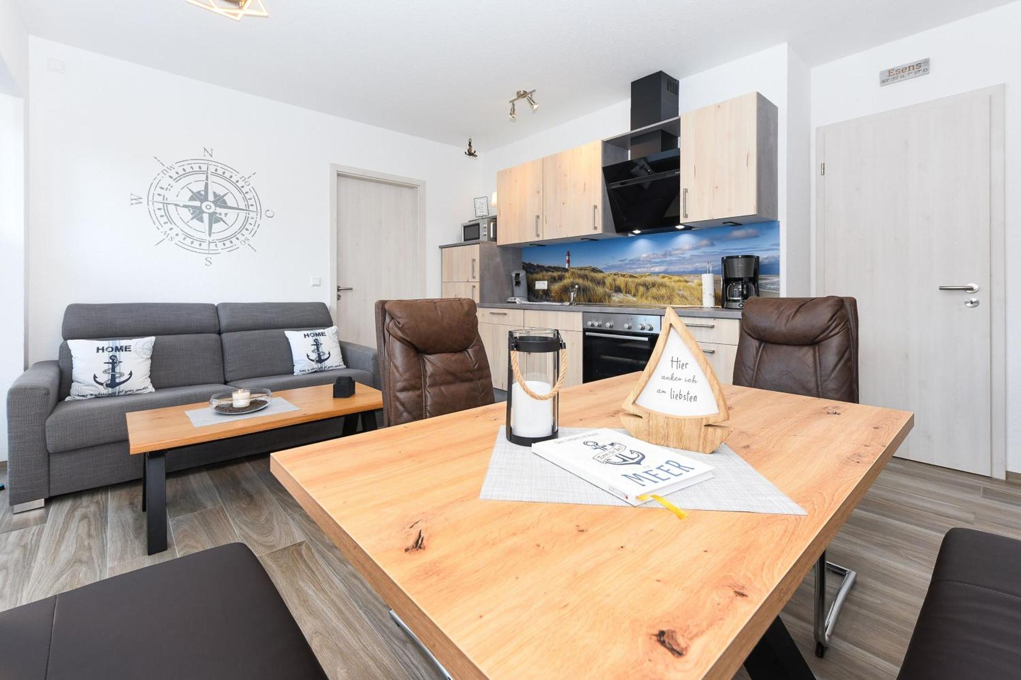 Ferienwohnung Ankerpause Esens Bagian luar foto