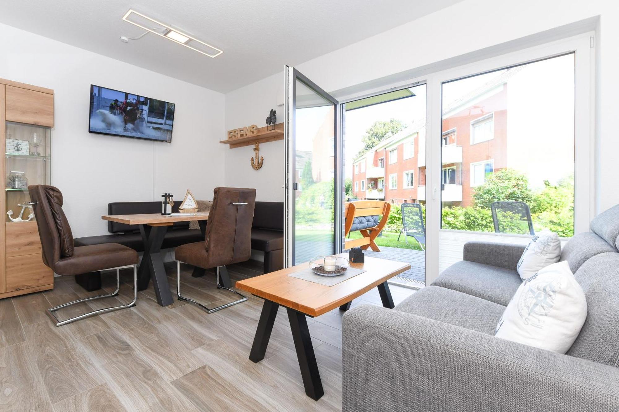 Ferienwohnung Ankerpause Esens Bagian luar foto